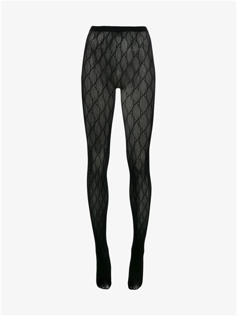 black gucci logo tights|Gucci tights for men.